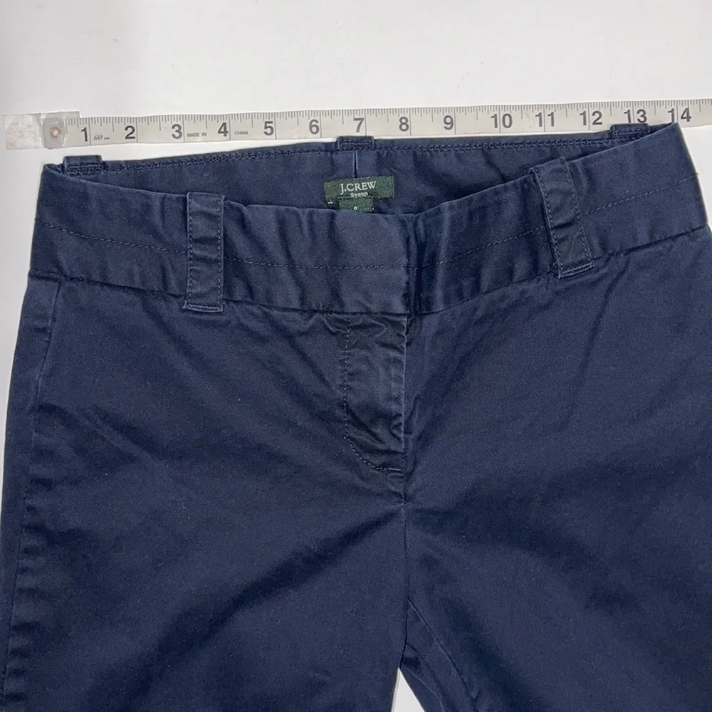 J.Crew Woman Indigo City Fit Khaki Stretch Pants Size 0